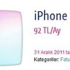 iPhone 4 8GB Modeli Turkcell ile Satışta